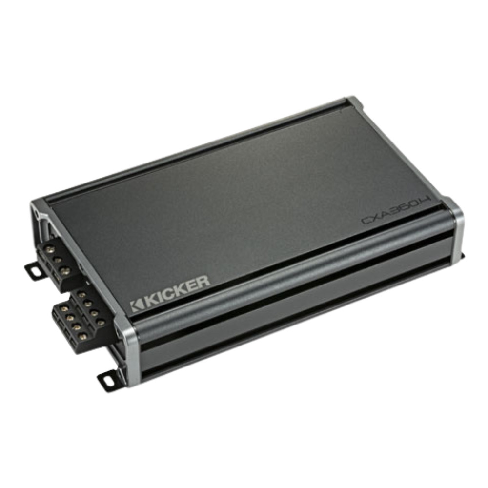 Kicker CX Series 46CXA3604T 4 Channel Car Amplifier and 46CK8 Amp